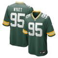 Green Bay Packers Devonte Wyatt Nike Green Player Game Jersey product image 1, provided for visual reference and product