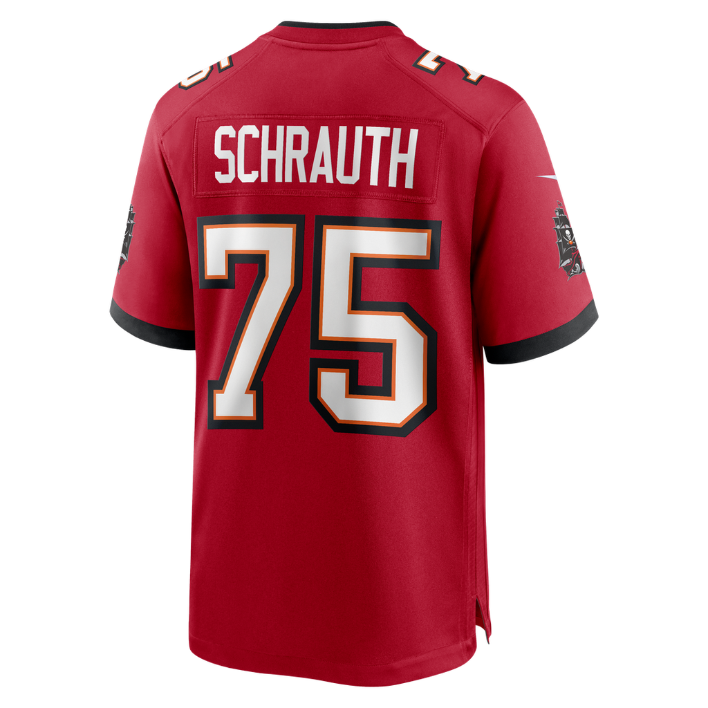 Tampa Bay Buccaneers Billy Schrauth Nike Red Team Game Jersey product image 5, provided for visual reference and product