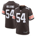 Cleveland Browns Sam Williams Nike Brown Team Game Jersey product image 1, provided for visual reference and product detail