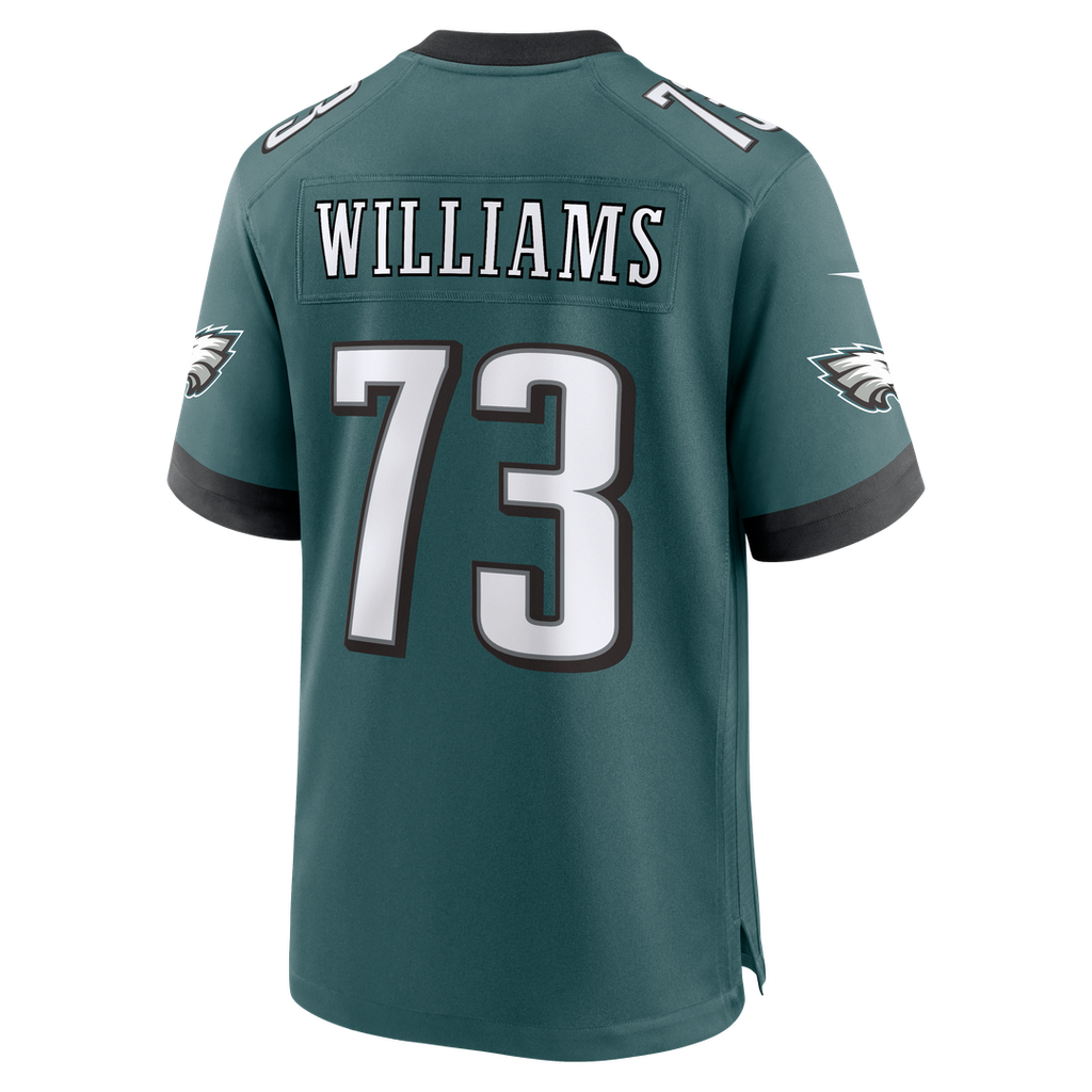 Philadelphia Eagles Cameron Williams Nike Midnight Green Team Game Jersey product image 3, provided for visual reference and