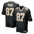New Orleans Saints Joe Horn Nike Black Game Retired Player Jersey product image 1, provided for visual reference and product