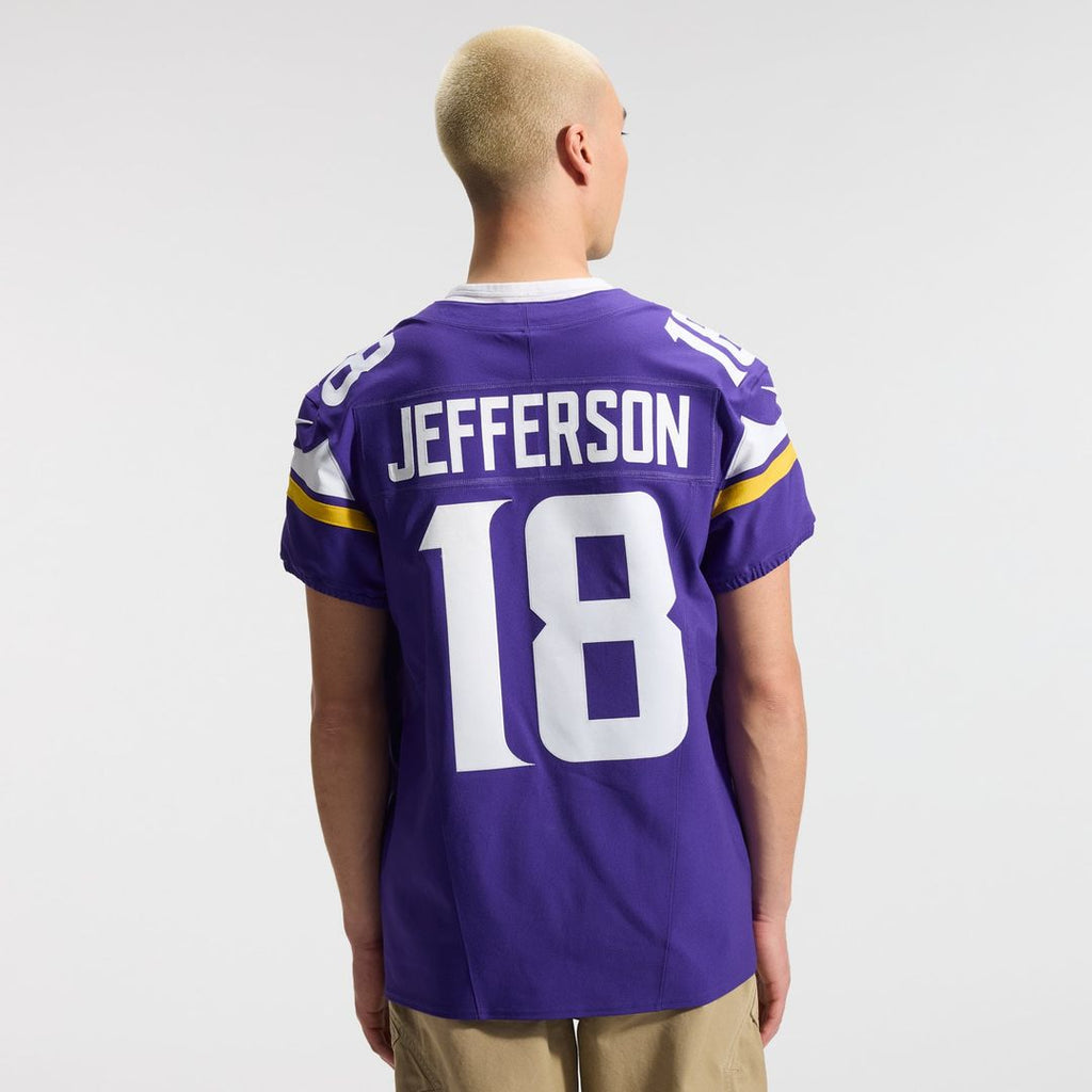 Minnesota Vikings Justin Jefferson Nike Purple Team Vapor F.U.S.E. Elite Jersey product image 3, provided for visual