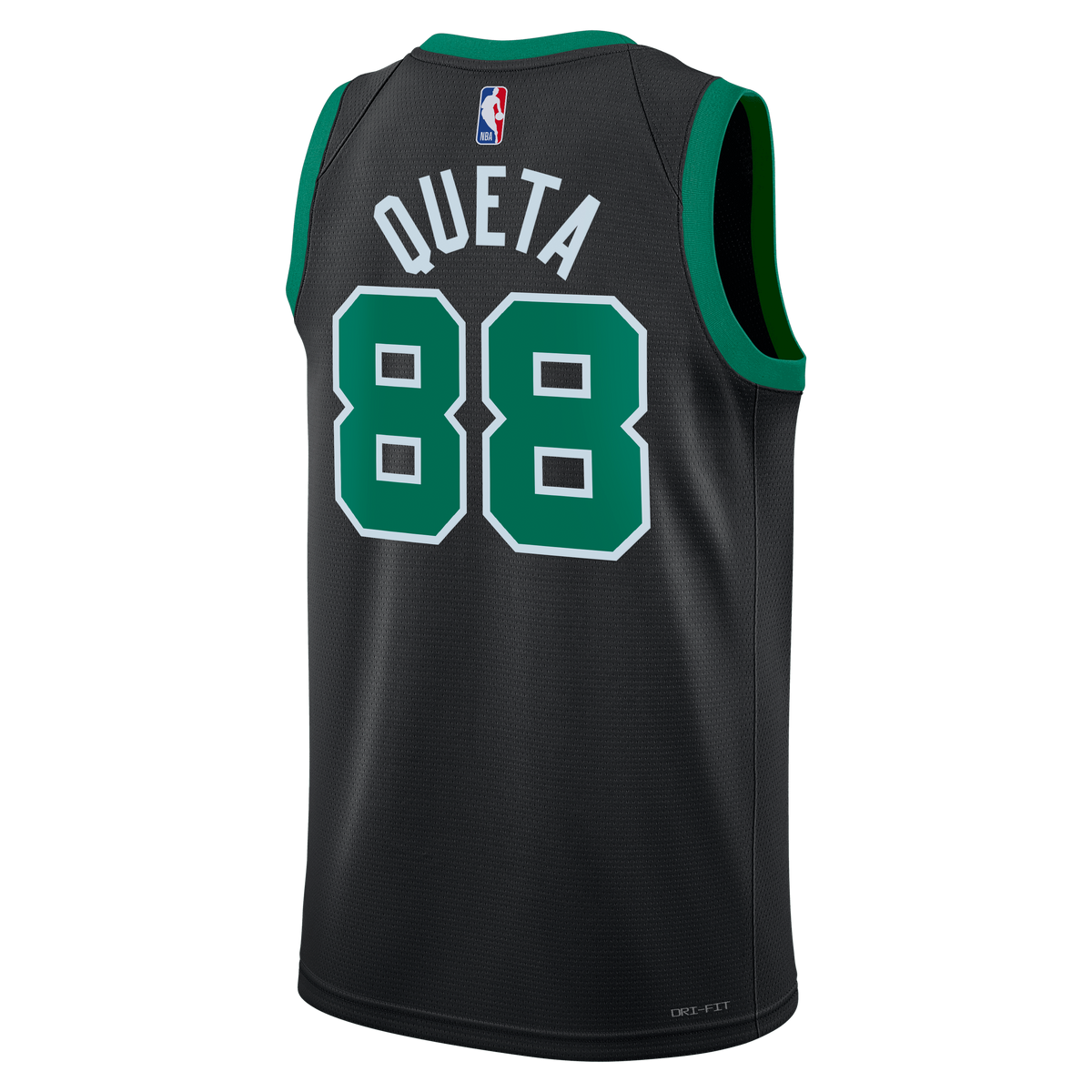 Boston Celtics Jordan Brand Statement Edition Swingman Jersey - Black - Neemias Queta - Unisex product image 4, provided for