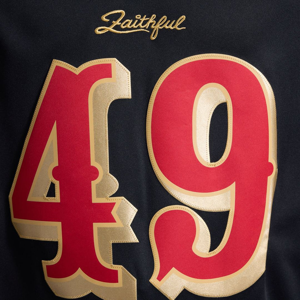 San Francisco 49ers The Faithful Nike Black Rivalries Collection Stitched Limited Jersey product image 13, provided for