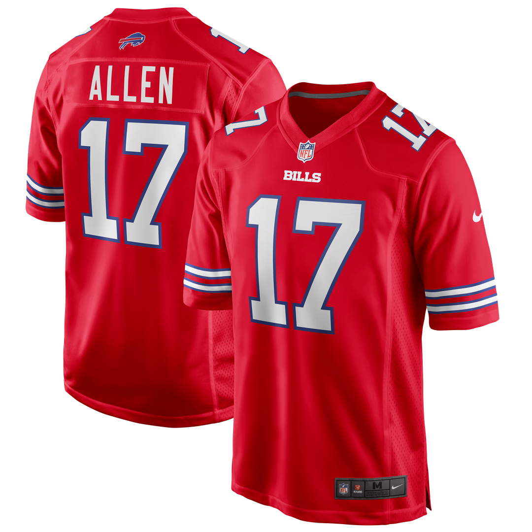 Buffalo Bills Josh Allen Nike Gray Nickel City Game Jersey product image 18, provided for visual reference and product
