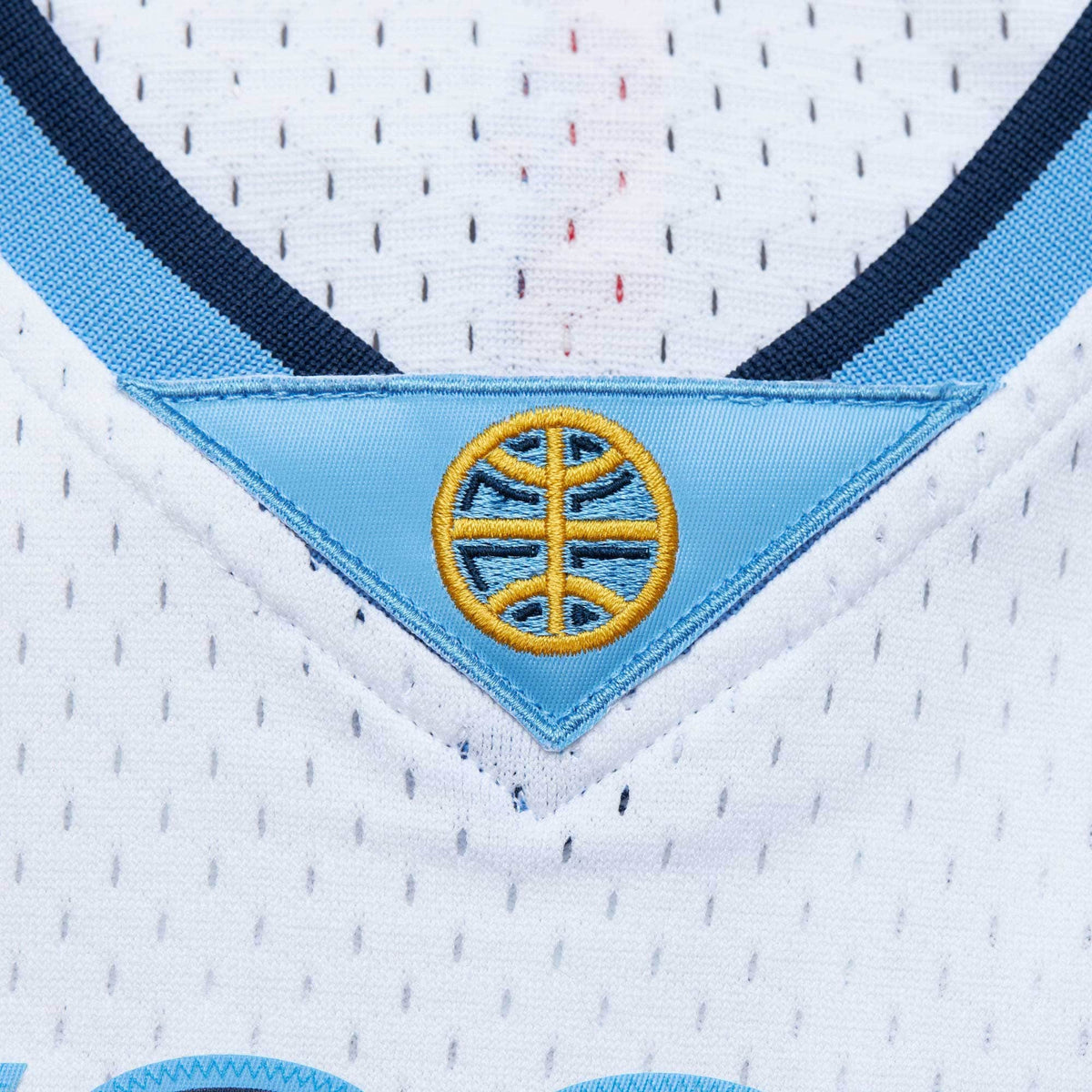 Mitchell & Ness Nikola Jokic White Denver Nuggets 2016/17 Throwback Swingman Jersey product image 5, provided for visual