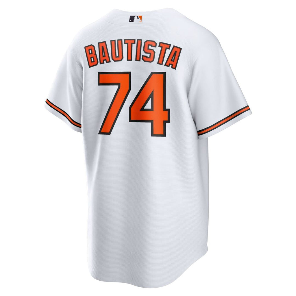 Baltimore Orioles Felix Bautista Nike White Replica Player Jersey product image 3, provided for visual reference and product