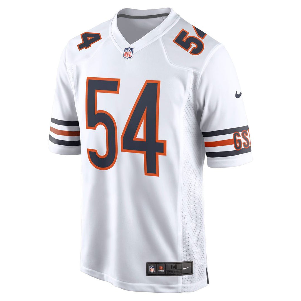 Chicago Bears Brian Urlacher Nike White Retired Player Game Jersey product image 2, provided for visual reference and