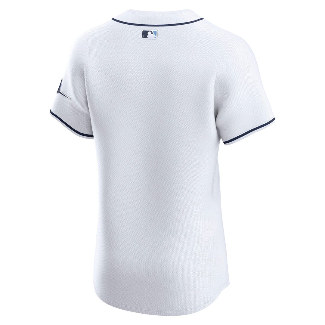 Tampa Bay Rays Nike White Home Elite Jersey product image 3, provided for visual reference and product detail review