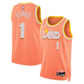 Cleveland Cavaliers Nike 2025/26 City Edition Swingman Jersey - Orange - Max Strus - Unisex product image 1, provided for