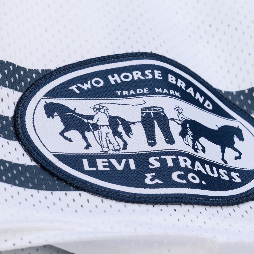 Unisex San Francisco 49ers Joe Montana Mitchell & Ness x Levi's White Legacy Jersey product image 4, provided for visual