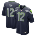 Seattle Seahawks 12s Nike College Navy Team Game Jersey product image 1, provided for visual reference and product detail