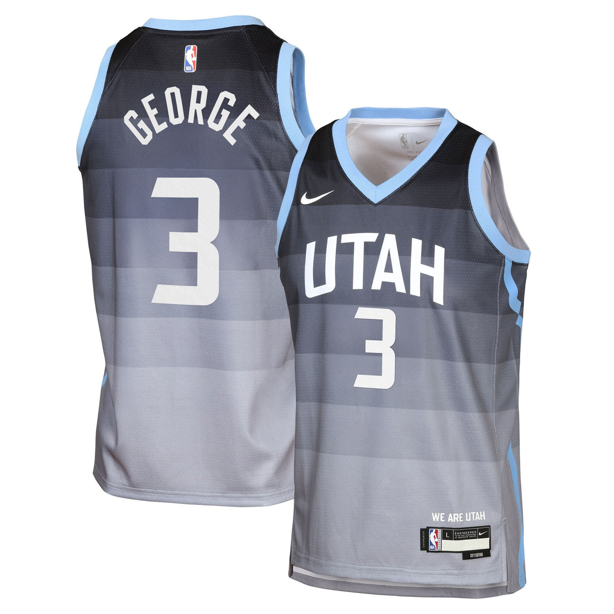 Utah Jazz Nike 2025/26 City Edition Swingman Jersey - Gray product image 2