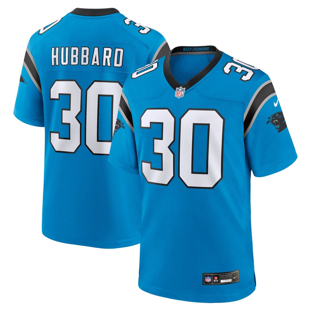 Carolina Panthers Chuba Hubbard Nike Black Team Game Jersey product image 13, provided for visual reference and product