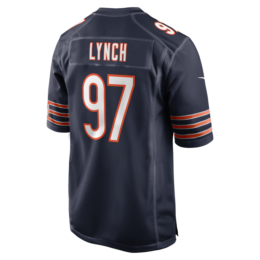 Chicago Bears James Lynch Nike Navy Team Game Jersey product image 3, provided for visual reference and product detail review