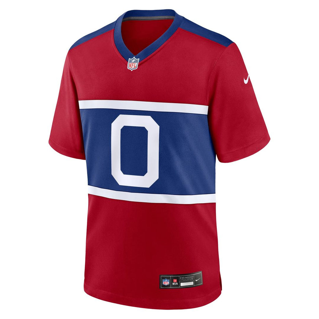 New York Giants Brian Burns Nike Century Red Alternate Game Jersey product image 2, provided for visual reference and