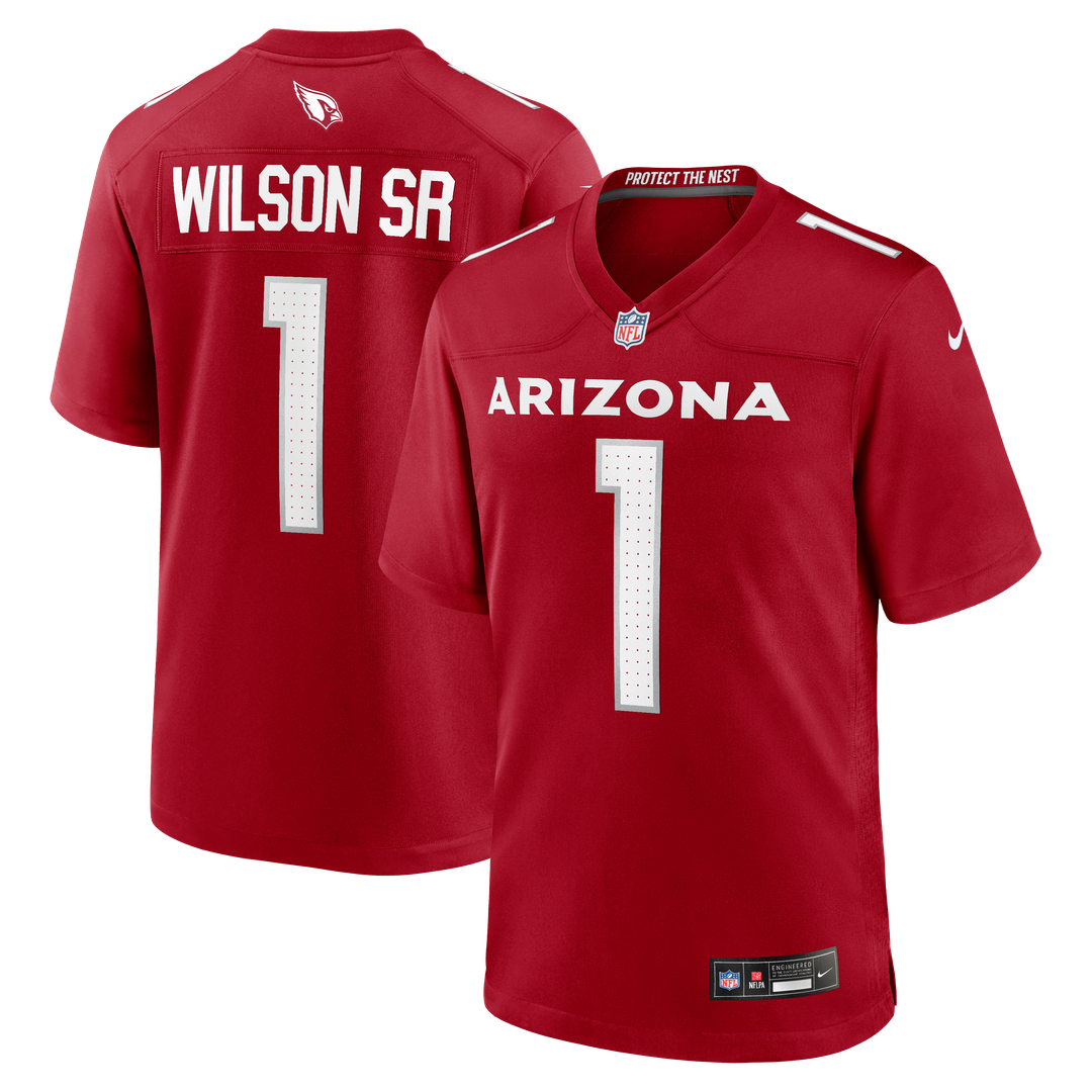 Arizona Cardinals Mack Wilson Nike Cardinal Team Game Jersey product image 1, provided for visual reference and product