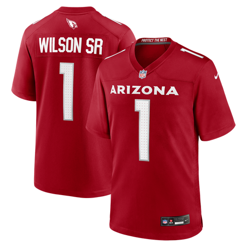 Arizona Cardinals Mack Wilson Nike Cardinal Team Game Jersey product image 1, provided for visual reference and product