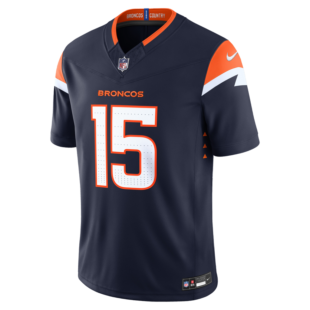 Denver Broncos Nik Bonitto Nike Navy Alternate Vapor F.U.S.E. Stitched Limited Jersey product image 5, provided for visual