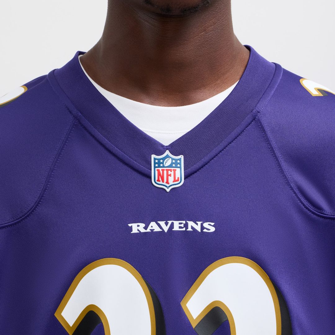 Baltimore Ravens Derrick Henry Nike Purple Game Player Jersey product image 7, provided for visual reference and product