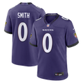 Baltimore Ravens Roquan Smith Nike Purple Team Game Jersey product image 1, provided for visual reference and product detail