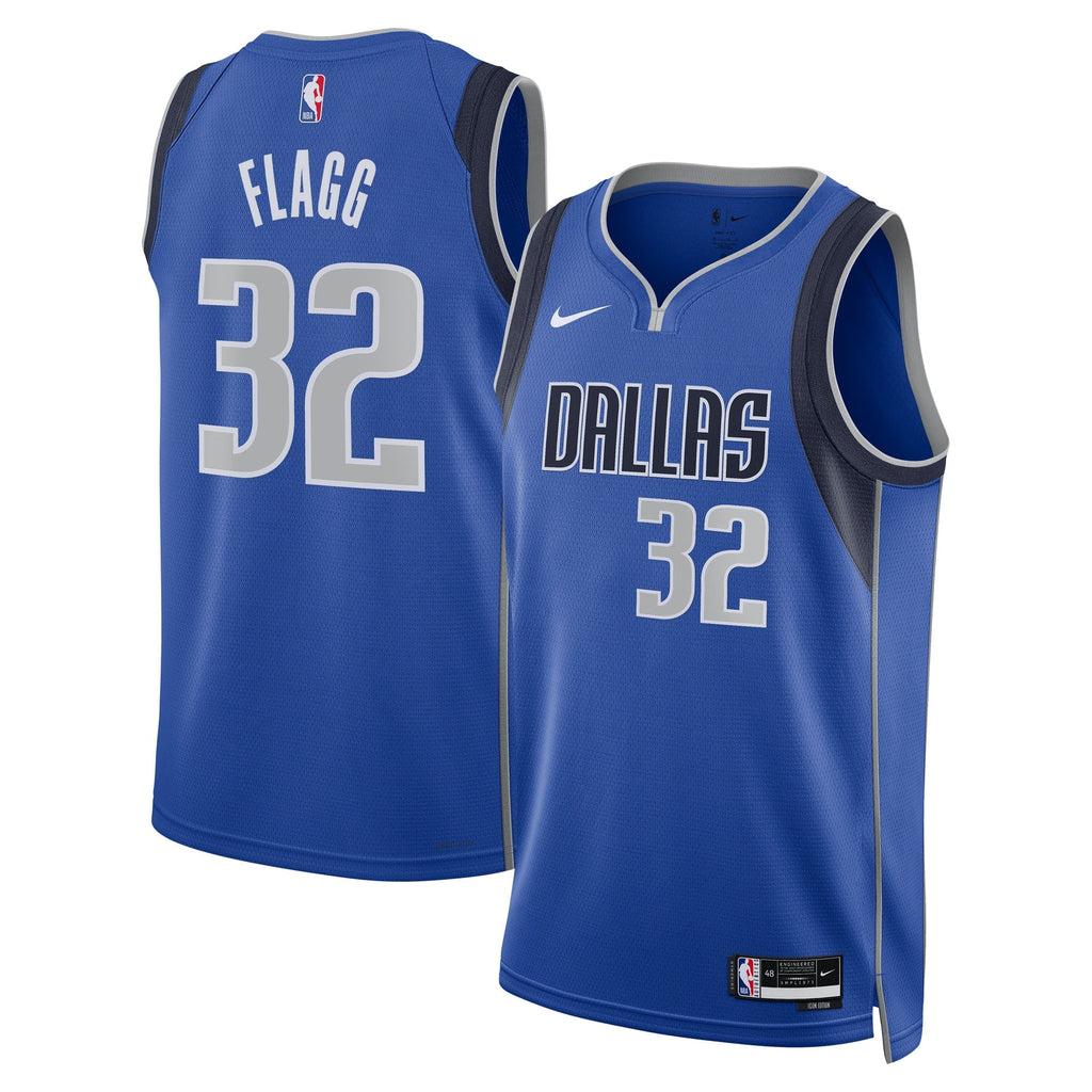 Dallas Mavericks Nike Icon Edition Swingman Jersey NBA 2025 First Round Draft Pick - Blue - Cooper Flagg - Unisex product