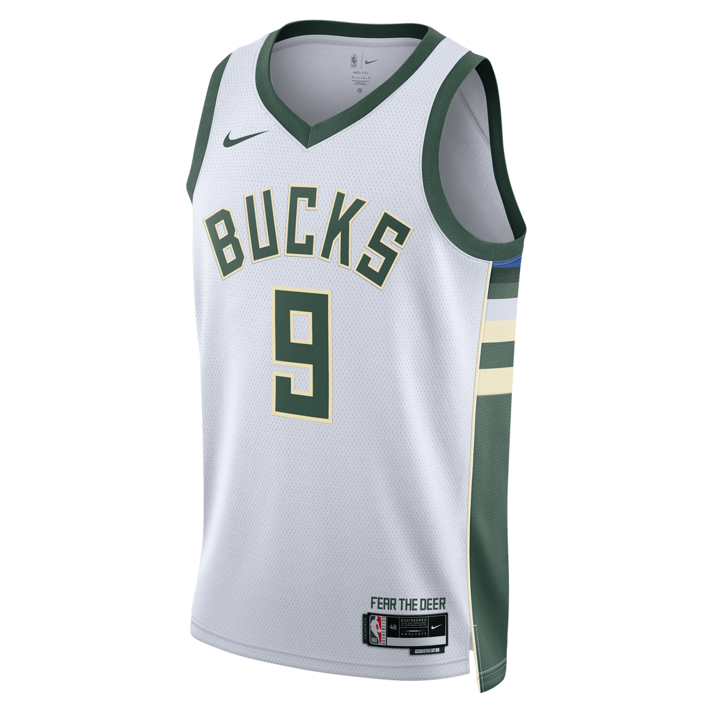 Milwaukee Bucks Nike Association Edition Swingman Jersey - White - Kel'el Ware - Unisex product image 3, provided for visual
