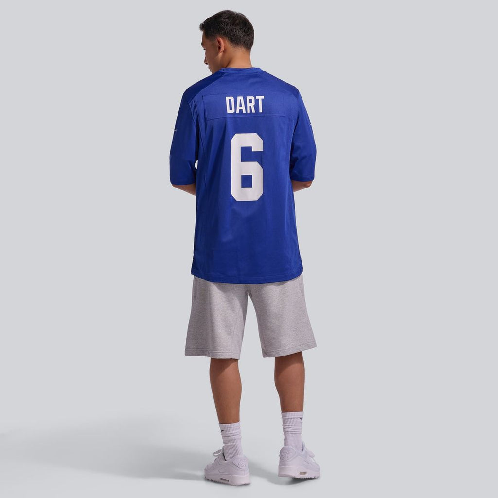 New York Giants Jaxson Dart Nike Royal Team Game Jersey product image 5, provided for visual reference and product detail