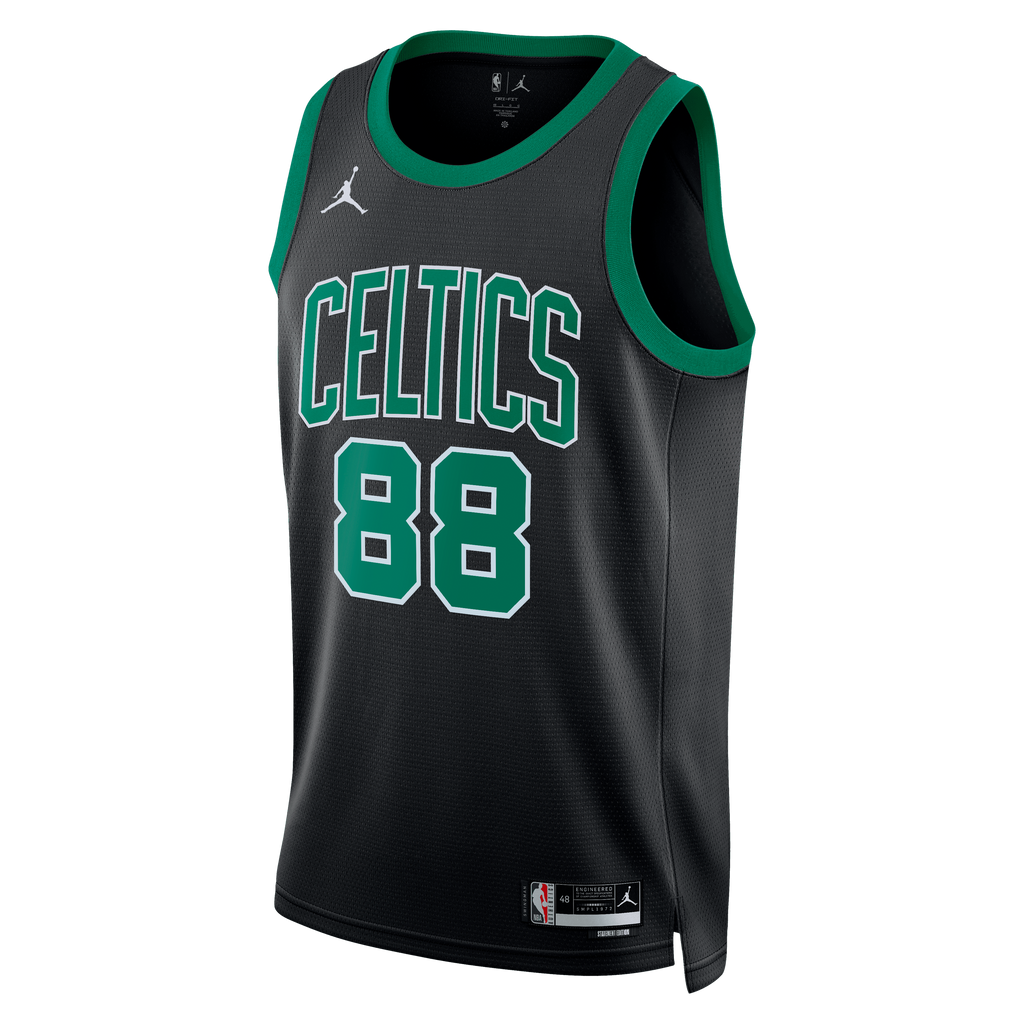 Boston Celtics Jordan Brand Statement Edition Swingman Jersey - Black - Neemias Queta - Unisex product image 3, provided for