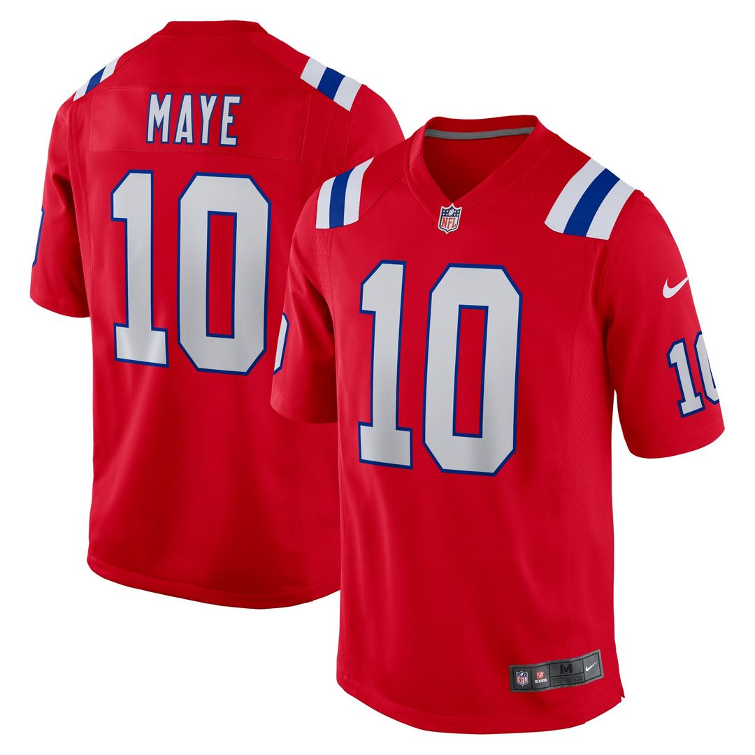 New England Patriots Drake Maye Nike Navy Player Game Jersey product image 29, provided for visual reference and product