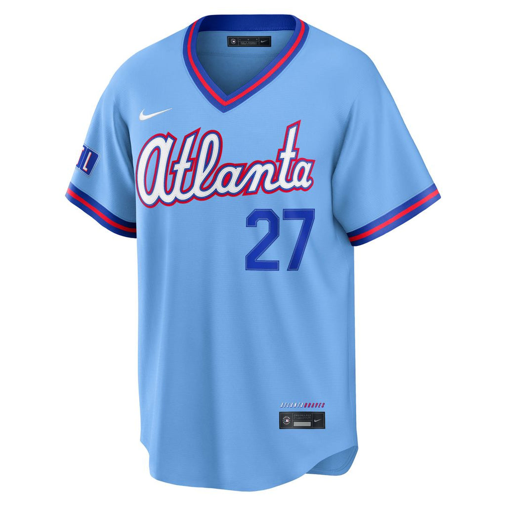 Atlanta Braves Austin Riley Nike Powder Blue 2026 City Connect Stadium Jersey product image 2, provided for visual reference
