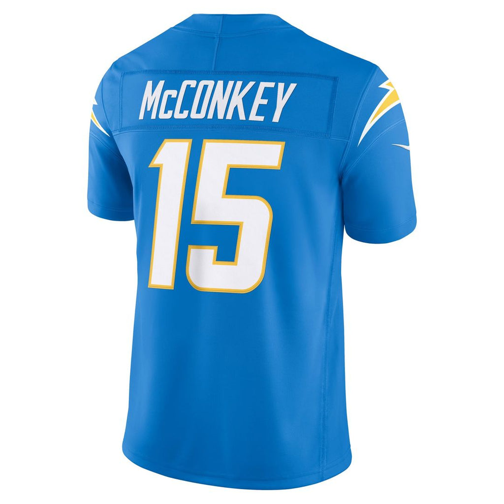Los Angeles Chargers Ladd McConkey Nike Powder Blue Team Vapor F.U.S.E. Stitched Limited Jersey product image 3, provided