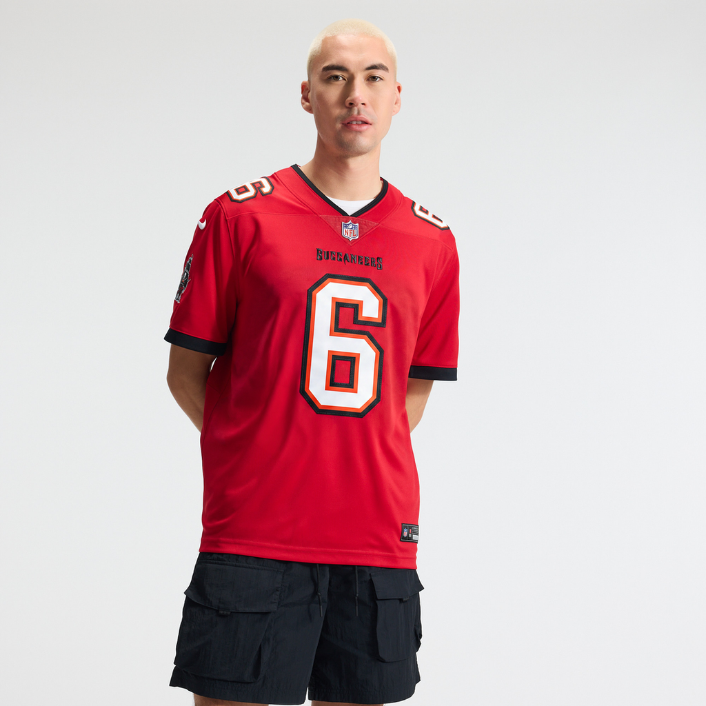 Tampa Bay Buccaneers Baker Mayfield Nike Red Vapor Untouchable Limited Jersey product image 2, provided for visual reference