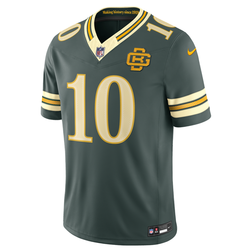 Green Bay Packers Jordan Love Nike Green 2026 Rivalries Collection Stitched Limited Jersey product image 2, provided for