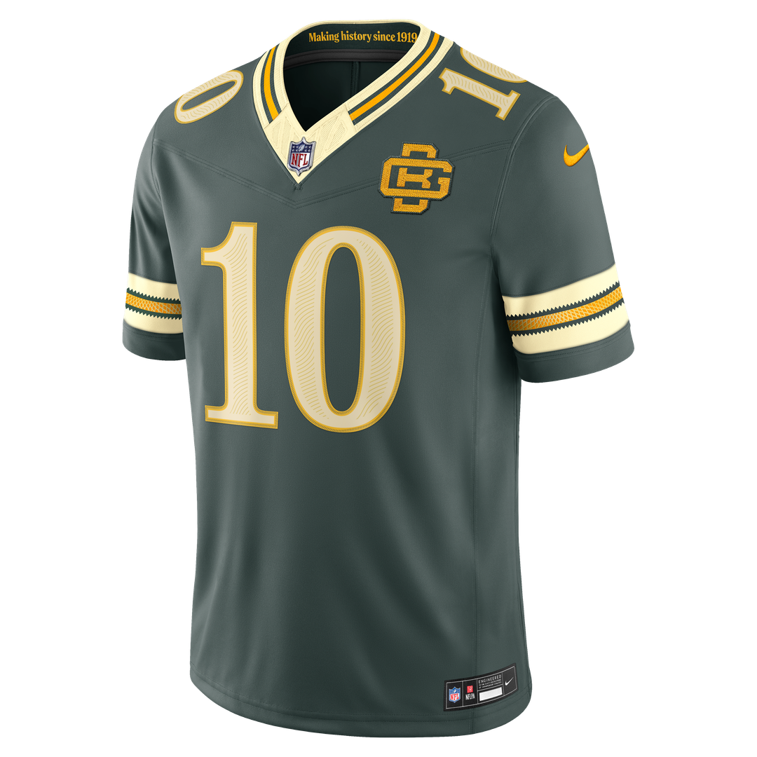 Green Bay Packers Jordan Love Nike Green 2026 Rivalries Collection Stitched Limited Jersey product image 2, provided for