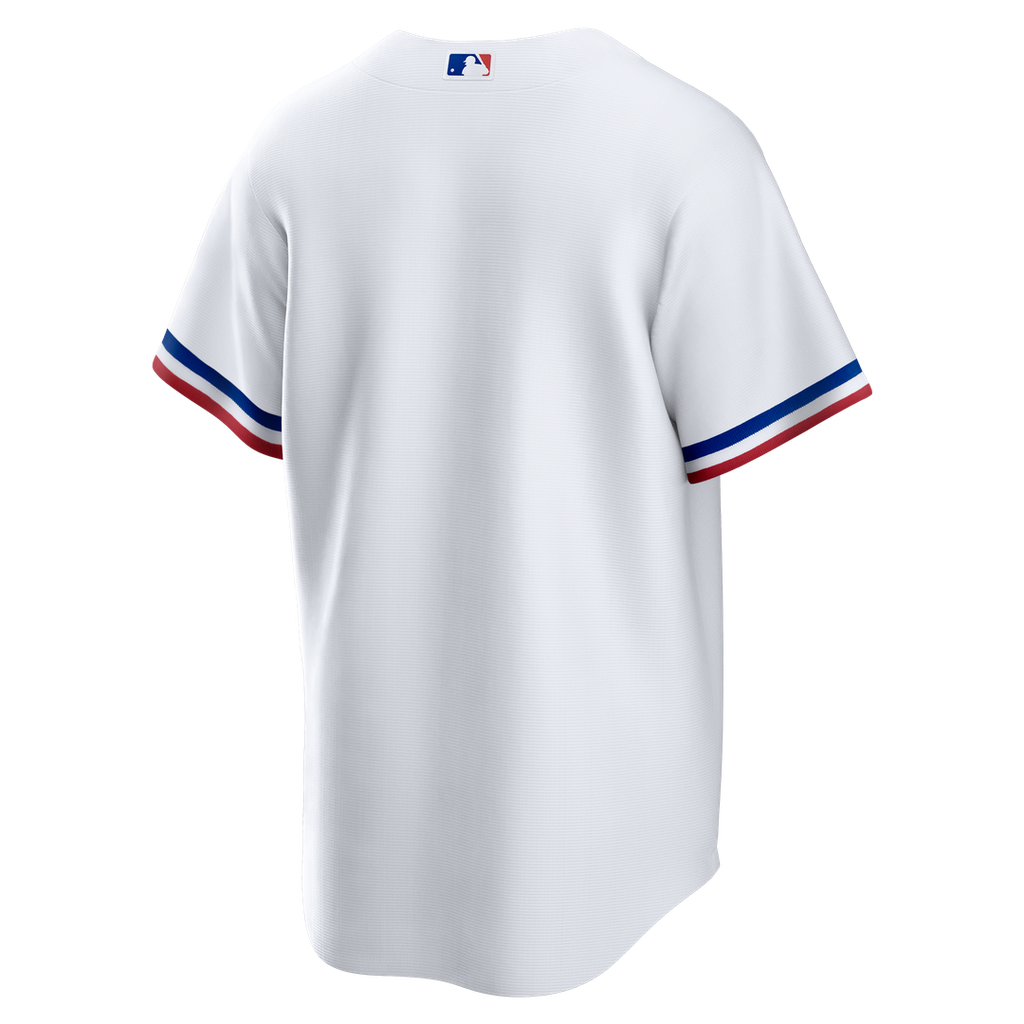 Texas Rangers Nike White Home Big & Tall Replica Jersey product image 3, provided for visual reference and product detail