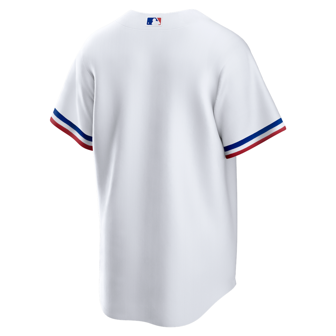 Texas Rangers Nike White Home Big & Tall Replica Jersey product image 3, provided for visual reference and product detail