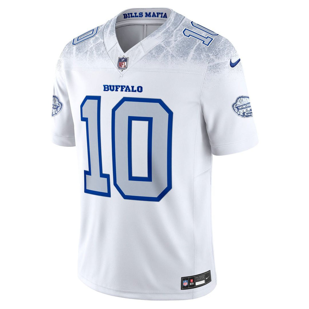 Buffalo Bills Khalil Shakir Nike White Rivalries Collection Stitched Limited Jersey product image 2, provided for visual