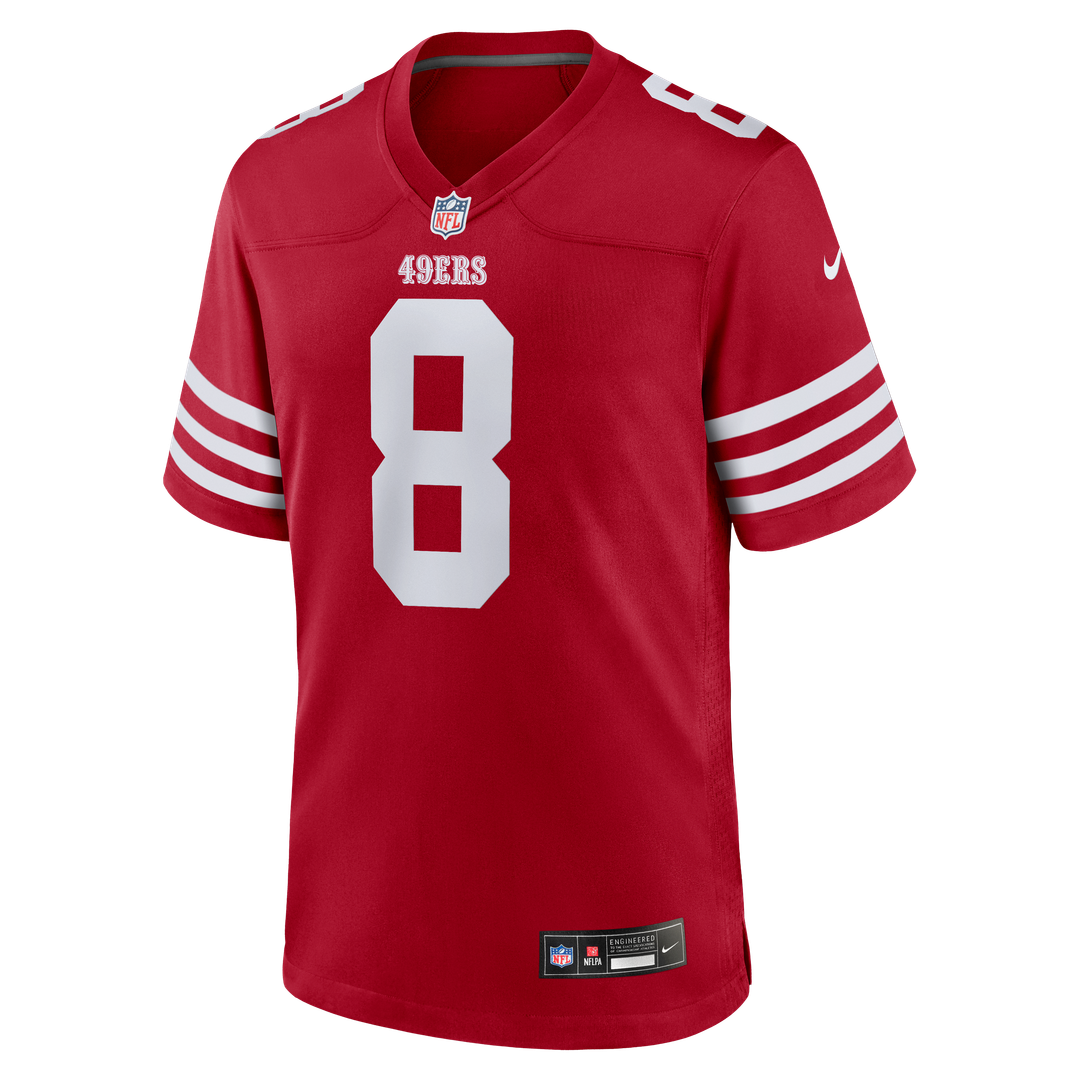 San Francisco 49ers Steve Young Nike Scarlet Retired Player Game Jersey product image 2, provided for visual reference and