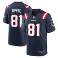 New England Patriots CJ Dippre Nike Navy Team Game Jersey product image 1, provided for visual reference and product detail