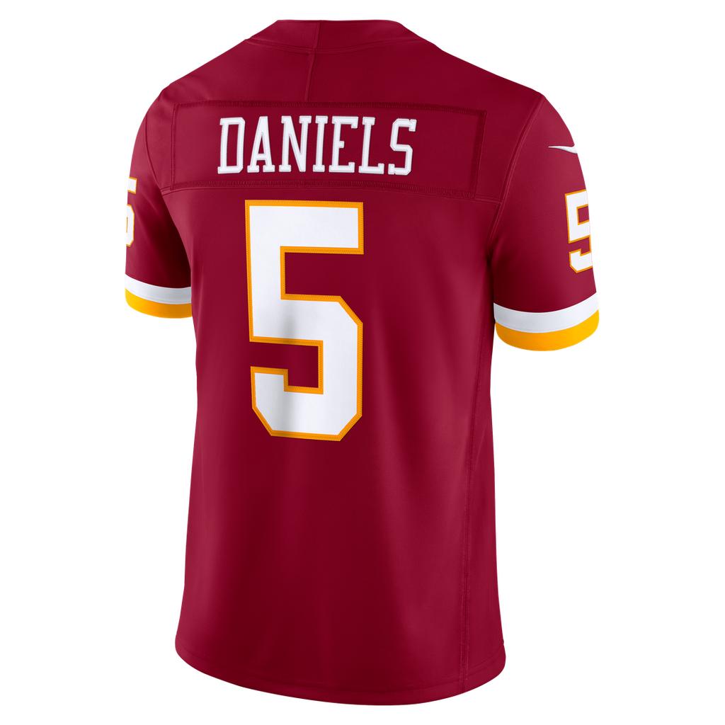 Washington Commanders Jayden Daniels Nike White Vapor F.U.S.E. Stitched Limited Jersey product image 29, provided for visual