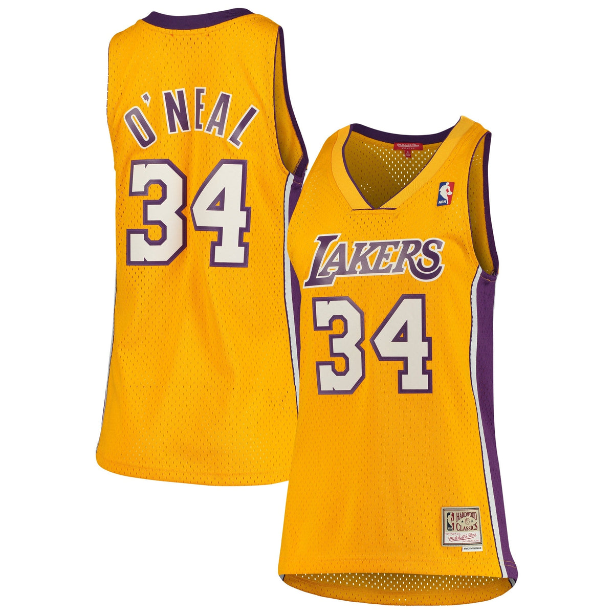 Women's Mitchell & Ness Shaquille O'Neal Gold Los Angeles product image 2