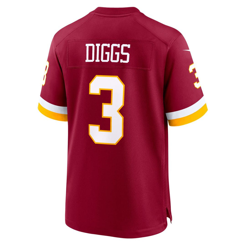Washington Commanders Stefon Diggs Nike Burgundy Game Jersey product image 3, provided for visual reference and product