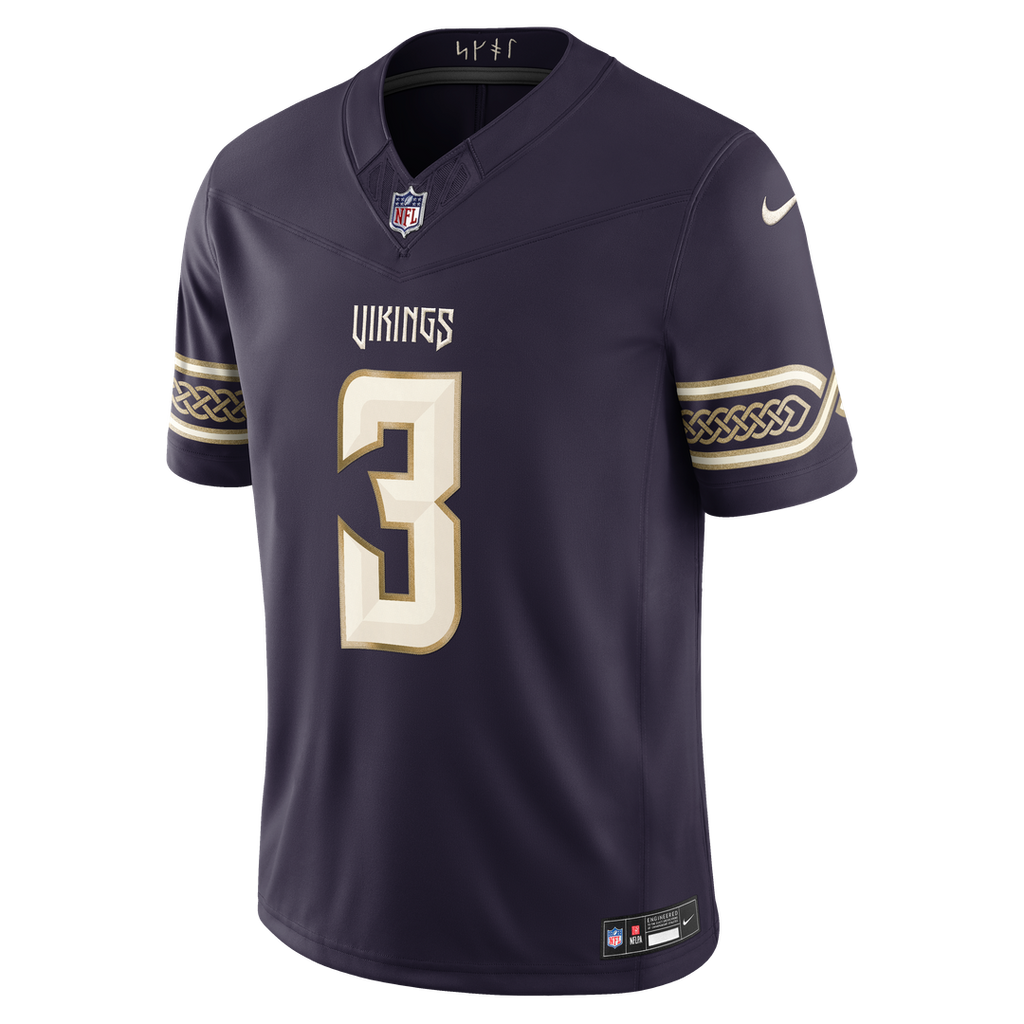 Minnesota Vikings Jordan Addison Nike Purple 2026 Rivalries Collection Stitched Limited Jersey product image 6, provided for