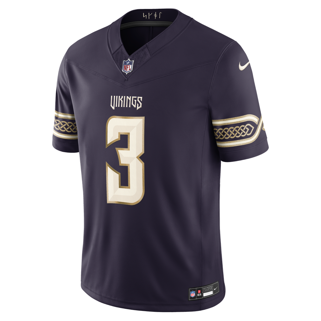 Minnesota Vikings Jordan Addison Nike Purple 2026 Rivalries Collection Stitched Limited Jersey product image 6, provided for
