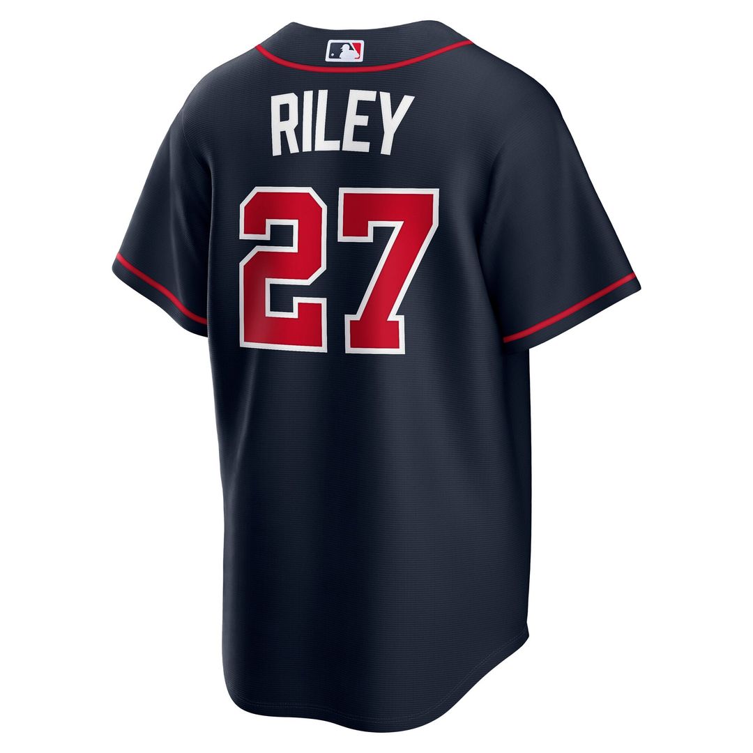 Atlanta Braves Austin Riley Nike White Home Replica Jersey product image 13, provided for visual reference and product