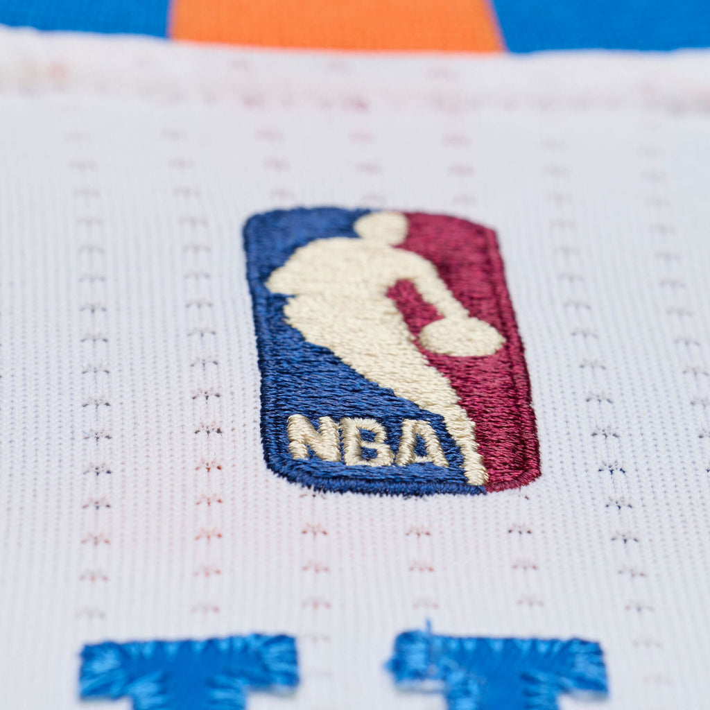 Mitchell & Ness Carmelo Anthony White New York Knicks 2015-16 Hardwood Classics Authentic Jersey product image 7, provided