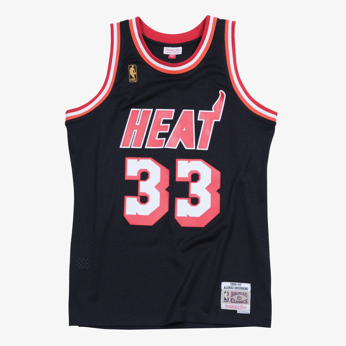 Men's Mitchell & Ness Alonzo Mourning Black Miami Heat product image 1
