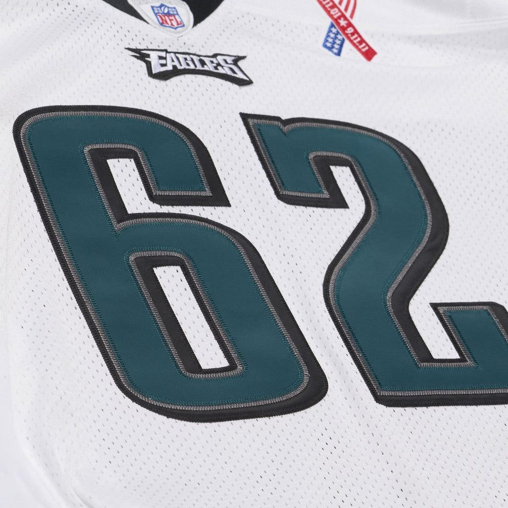 Philadelphia Eagles Jason Kelce Mitchell & Ness White 2011 Authentic Throwback Jersey product image 6, provided for visual