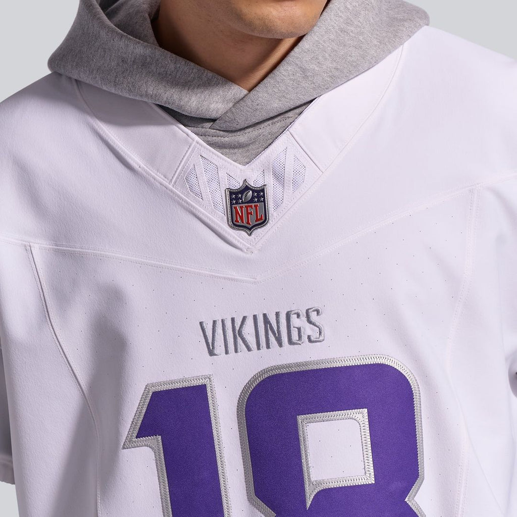 Minnesota Vikings Justin Jefferson Nike White Alternate Vapor F.U.S.E. Elite Player Jersey product image 8, provided for